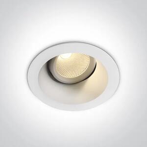 VGRADNA LED SVETILKA/7W/3000K/560lm/60°/230V IP20 BELA DM11107FD/W/W