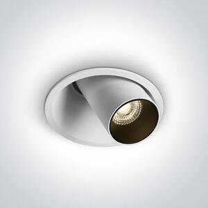 VGRADNA LED SVETILKA/7W/3000K/520lm/36°/700mA ZATEMNJENA BELA DM11107C/W/W