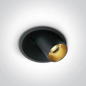 VGRADNA LED SVETILKA/7W/3000K/520lm/36°/700mA ZATEMNJENA ČRNA DM11107C/B/W