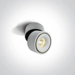 STROPNI LED REFLEKTOR COB 8W CCT IP20 BELA DM12108LA/W/V