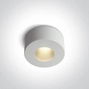 STROPNA SVETILKA LED 7W/3000K/230V/500lm IP20 BELA, ZATEMNLJIVA DM12107V/W/W