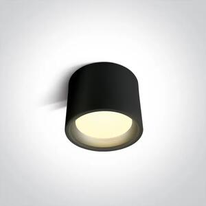 STROPNA SVETILKA LED 15W/3000K/1280lm/230V 90° IP40 ČRNA DM12115L/B/W#