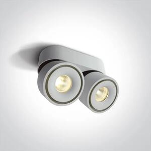 POVRŠINSKI REFLEKTOR 2X8W 3000K 2X6000LM BELA DM12208LA/W/W