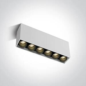 STROPNA SVETILKA 15W 3000K IP20 230V BELA DM12606C/W/W