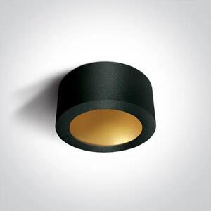STROPNA SVETILKA LED/16W/3000K/800lm/230V ČRNA DM12116FD/B/BS