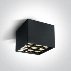 STROPNA SVETILKA LED 30W 3000K 2400LM FI123 ČRNA DM12906B/B/W
