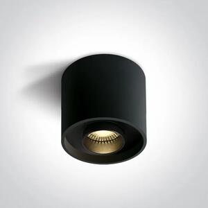 LED STROPNA SVETILKA 22W/1540lm/3000K/24st./fi.10/ ČRNA DM12122D/B/W