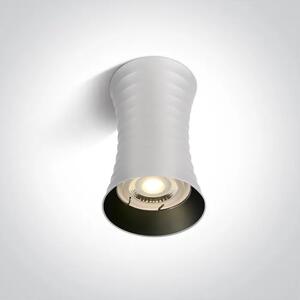 STROPNA SVETILKA GU10 10W 100-240V BELA DM12105L/W