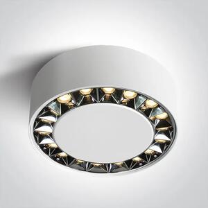 STROPNA SVETILKA LED BELA 24W/3000K/1900lm/IP20 DM12124X/W/W