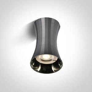 STROPNI REFLEKTOR GU10 TEMNO KROMIRAN DM12105K/DC