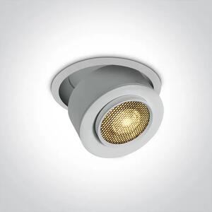 VGRADNA LED SVETILKA/15W/3000K/1500lm/15-45°/240V IP20 BELA DM11115G/W/W