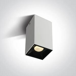 STROPNA SVETILKA LED 7W WW 36deg IP20 230V ZATEMNLJIVA BELA DM12107B/W/W