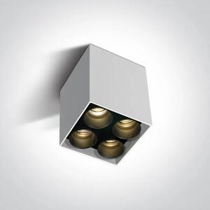 STROPNA SVETILKA LED 10W WW IP20 230V BELA DM12406C/W/W