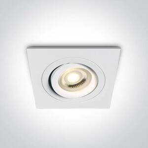 VGRADNA SVETILKA 1×GU10/50W/MR16/230V IP20 BELA DM51105ABG/W
