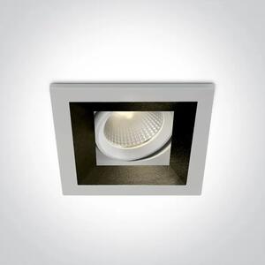 VGRADNA LED SVETILKA 12W/3000K/940lm/60* DM51112H/W/W