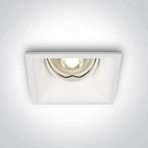 VGRADNA SVETILKA 1×GU10/50W/MR16/230V IP20 BELA DM51105TG/W
