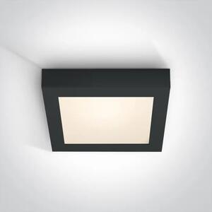STROPNA SVETILKA LED 22W/3000K/1490lm IP40 ČRNA KOCKA DM62122F/B/W
