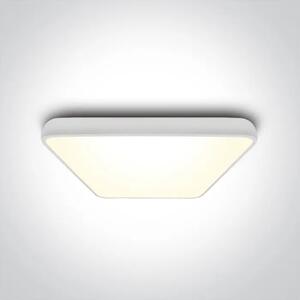 STROPNA SVETILKA LED 62W/3600lm/3000K/120ST. BELA KOCKA DM62160A/W/W