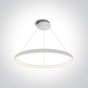 VISEČA LED SVETILKA 40W/2250lm/3000K/230V/fi.700mm/IP20/BELA DM63050/W