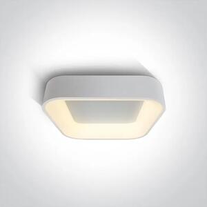 STROPNA SVETILKA LED/38W/3000K/2280lm/120°/230V 450×450mm BELA DM62132NA/W/W#