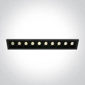 VGRADNA SVETILKA ČRNE LED 10X2W 3000K 10X160LM (PRIPOROČEN GONILNIK 89030A) DM50902B/B/W