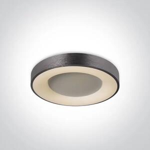 LED STROPNA SVETILKA 40W/3000K/2400lm/230V fi480mm BRUŠENA ANTRACIT DM62182/BAN/W