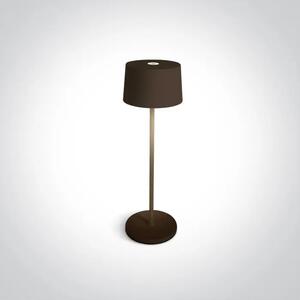 NAMIZNA SVETILKA LED 3,3 W / 200 lm / 3000 K, POLNILNA PREKO USB-JA, ZATEMNLJIVA, IP65 RJAVA DM61082A/BR