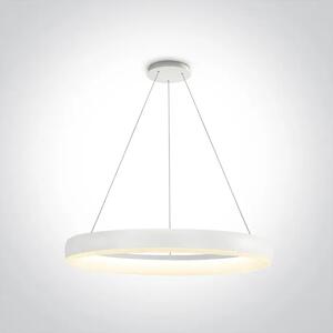 VISEČA LED SVETILKA/40W/3000K/2400lm/230V IP20 FI600mm BELA DM63114/W/W