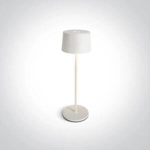 NAMIZNA SVETILKA LED 3,3 W WW POLNJENJE PREKO USB-JA IP65 ZATEMNLJIVA BELA DM61082A/W