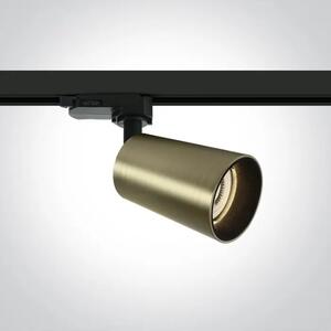 LED REFLEKTOR ZA LETEV GU10/10W/230V/TEMNO SVETLO/BRUŠENA MEDENINA DM65105CT/BBS