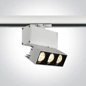 LED TIRNI REFLEKTOR 12W/3000K/960lm IP20 BELA DM65306BT/W/W