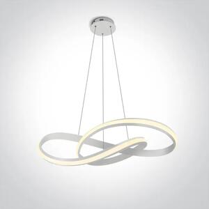 LED VISEČA SVETILKA 30W/1800lm/3000K/230V/BELA DM63066A/W