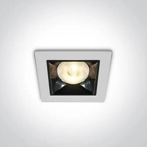 VGRADNA LED SVETILKA/6W/3000K/480lm/38°/230V IP20 BELA DM50106B/W/W