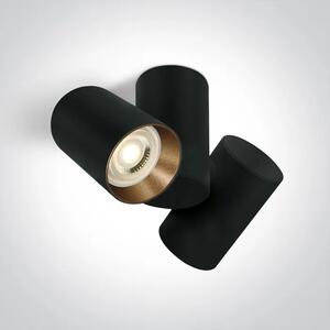 NADGRAJEN REFLEKTOR GU10 2x10w ČRNI RAZRED DM65205E/B