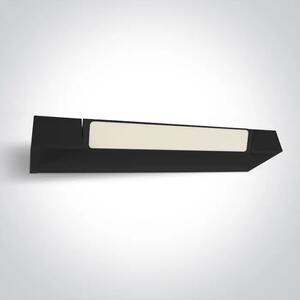 LED STENSKA SVETILKA 12W 3000K 1000lm IP44 ČRNA DM38112C/B/W
