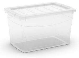 Plastična škatla za shranjevanje s pokrovom 47x30x27,5 cm Omnibox M – KIS