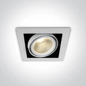 VGRADNA LED SVETILKA/30W/3000K/2700lm/38°/230V BELA DM51130/W/W