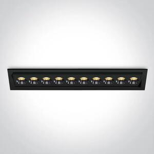 VGRADNA LED SVETILKA/24W/3000K/1680lm/CRI90/IP20/ČRNA DM51024H/B/W
