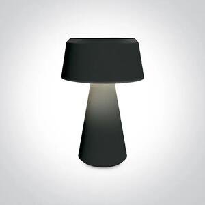 NAMIZNA SVETILKA LED/3W/120lm/3000K ZATEMNLJIVA, USB 3,5H POLNJENJE, ČRNA DM61088/B