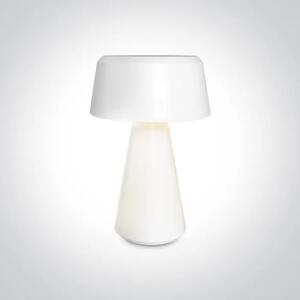 NAMIZNA SVETILKA LED 3W 120lm 3000K ZATEMNLJIVA USB 3,5H POLNJENJE bela DM61088/W