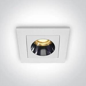 VGRADNA LED SVETILKA 3W WW IP20 38deg 230V BELA DM50103H/W/W