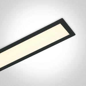 LINEARNA VGRADNA SVETILKA LED 40W WW 1200mm 120d 230V ČRNA DM38152R/B/W