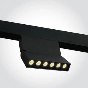 LED REFLEKTOR ZA TIRNICO 10W WW 48V IP20 NASTAVLJIV MINI/MIDI ČRN DM42124AA/B/W
