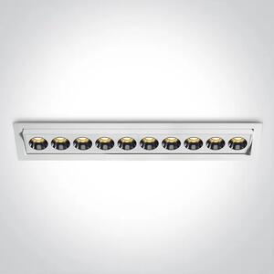 VGRADNA LED SVETILKA 24W WW IP20 38deg 230V BELA DM51024H/W/W