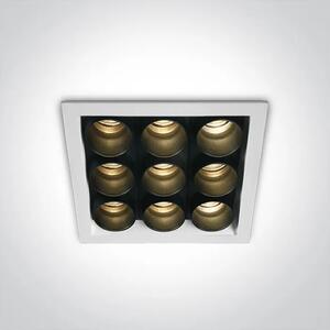 VGRADNA LED SVETILKA 22W WW IP20 230V BELA DM50906C/W/W