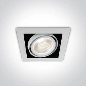 VGRADNA SVETILKA COB LED 30W CW 38deg 230V BELA DM51130/W/C