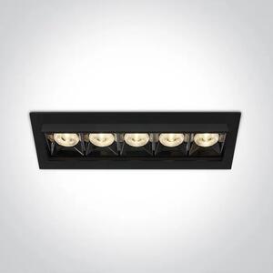VGRADNA LED SVETILKA 20W WW 38deg IP20 230V ČRNA DM51506B/B/W