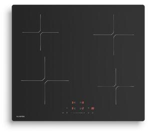 Klarstein PowerGlide indukcijska kuhalna plošča | Odpornost proti praskam | 4 kuhališča | 7400 W | 60 cm