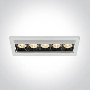 VGRADNA SVETILKA 0W WW 38deg IP20 230V BELA DM51506B/W/W