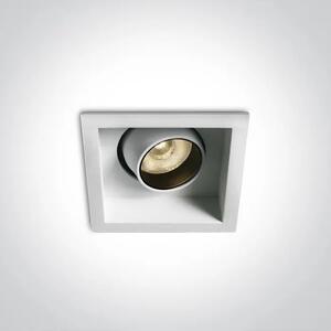 VGRADNA SVETILKA COB LED 6W WW 350mA 24deg IP20 ZATEMNLJIVA BELA DM51106M/W/W